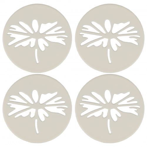 Wildlife Garden Magnete für Tischdecken, 4 Stk. – weiß