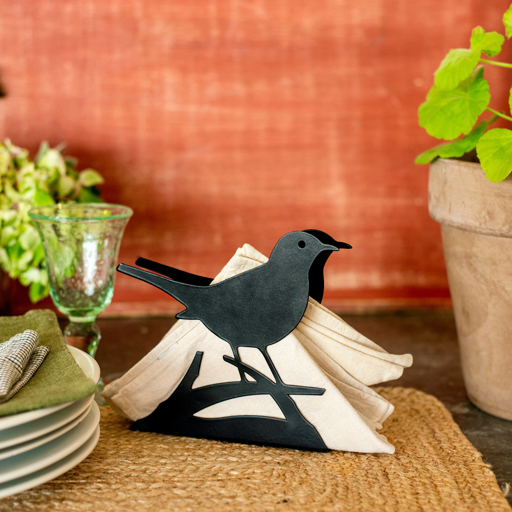 Boîte aux lettres Wildlife Garden avec merle noir - Image 2