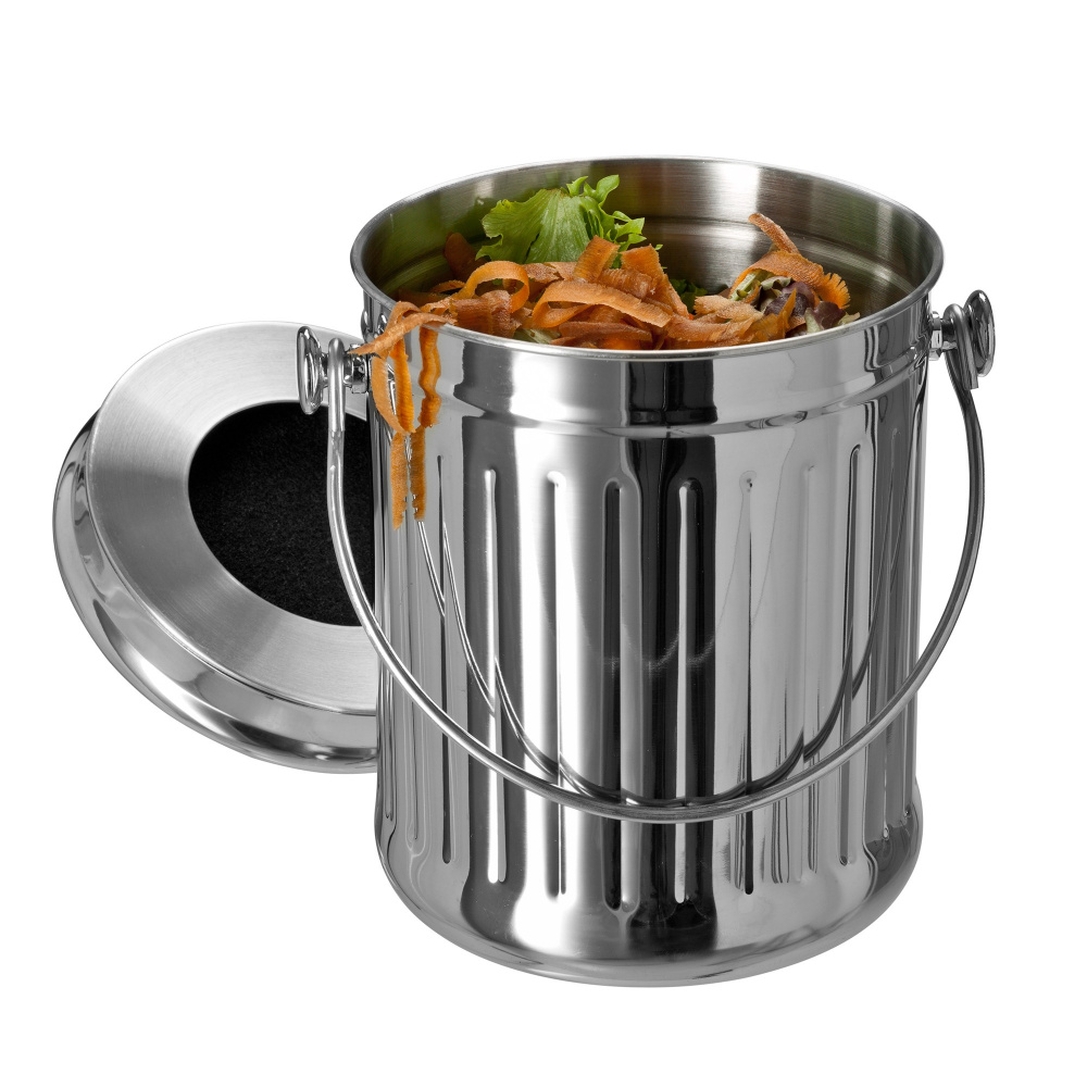 Seau à compost Eddingtons avec filtre à charbon - 4,4 L - Image 4
