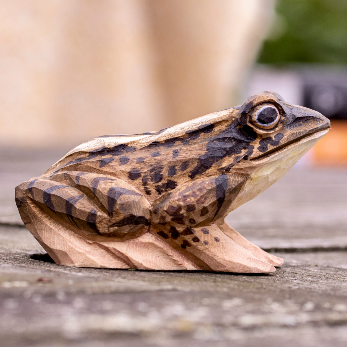 Wildlife Garden Holztier - Moorfrosch