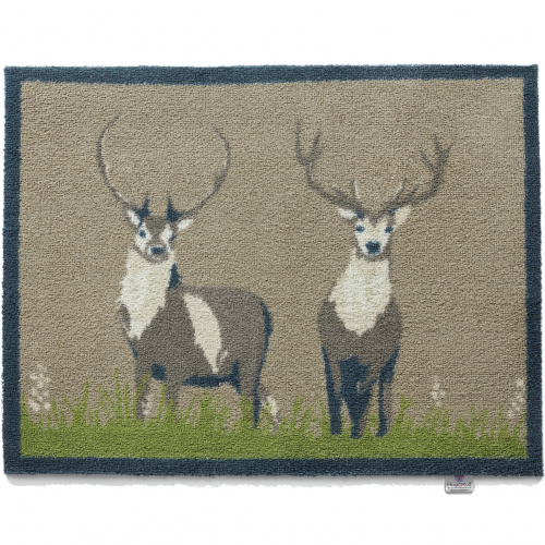 Paillasson écologique Hug Rug, 65x85 - Cerfs