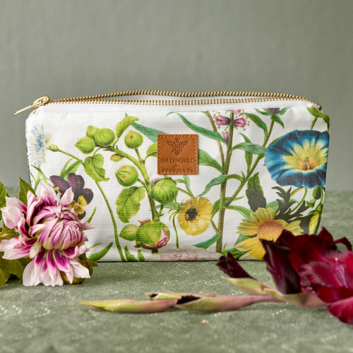 Jim Lyngvild Kosmetiktasche mit Boden – Flower Garden
