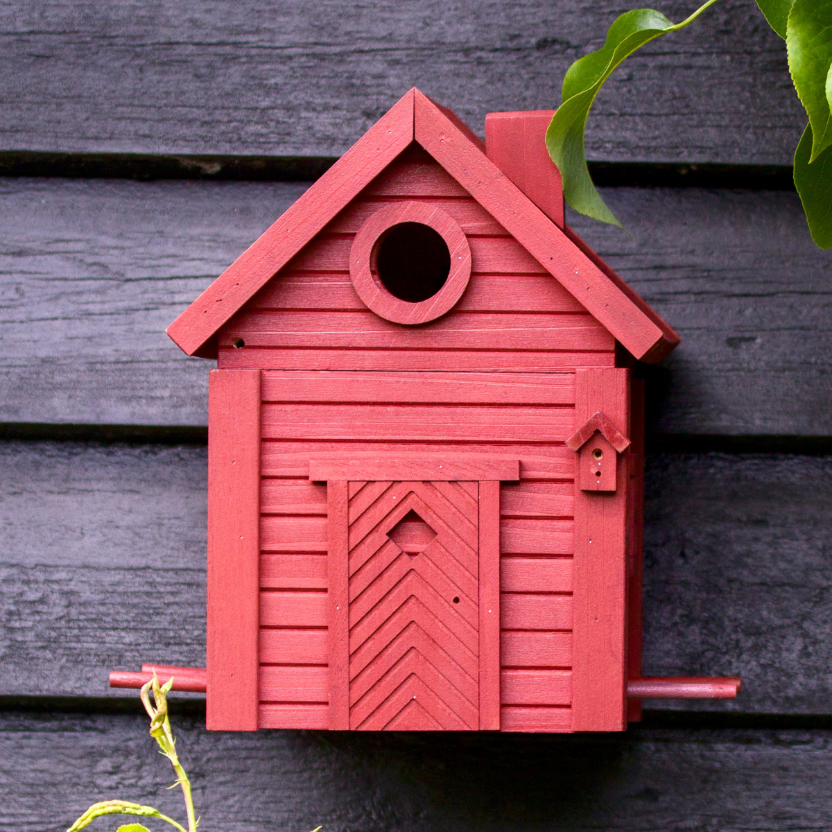 Wildlife Garden vogelhuisje/voederautomaat - rode aarde