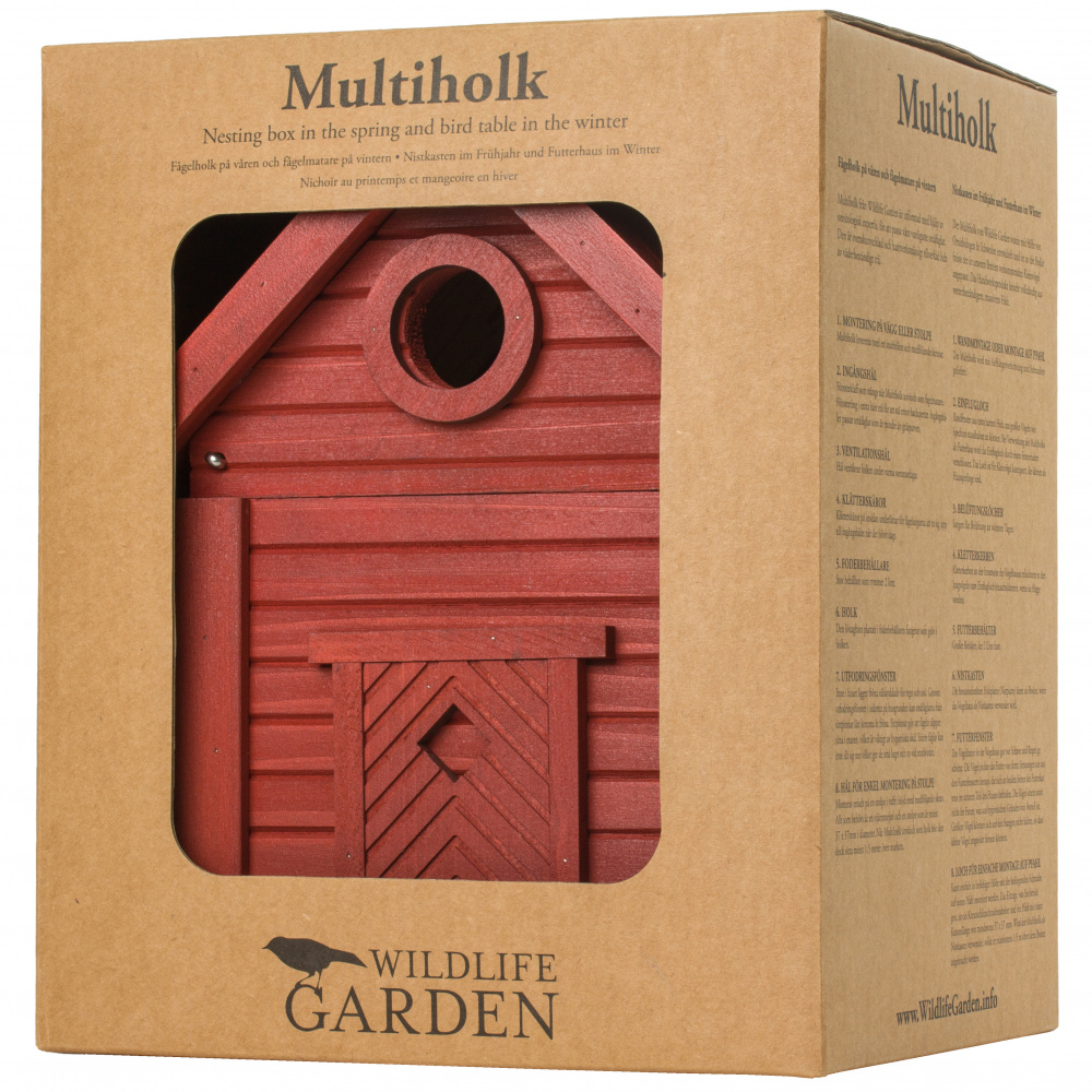 Nichoir/mangeoire Wildlife Garden - terre rouge - Image 5
