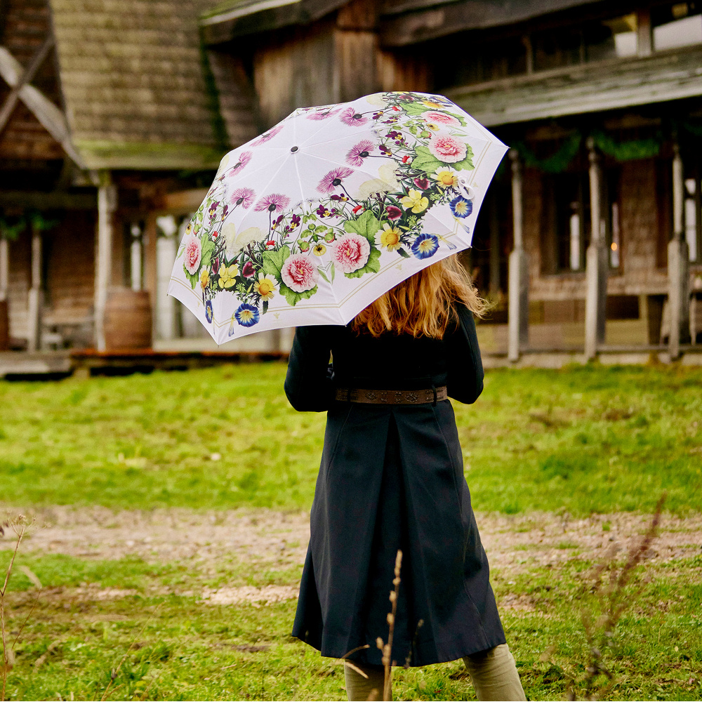 Jim Lyngvild foldeparaply - Flower Garden - Billede 2