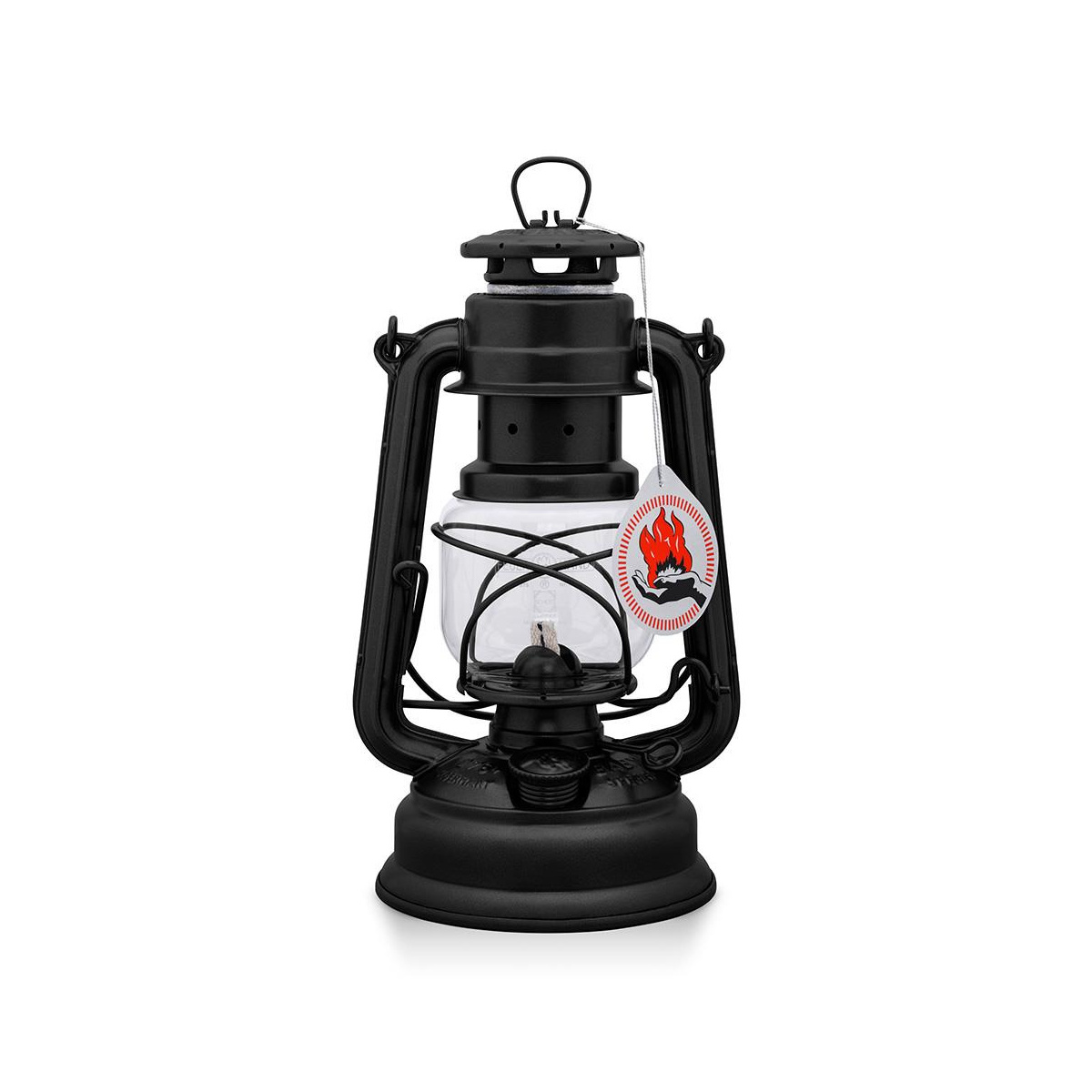 Feuerhand Petroleumlampe - Mattschwarz