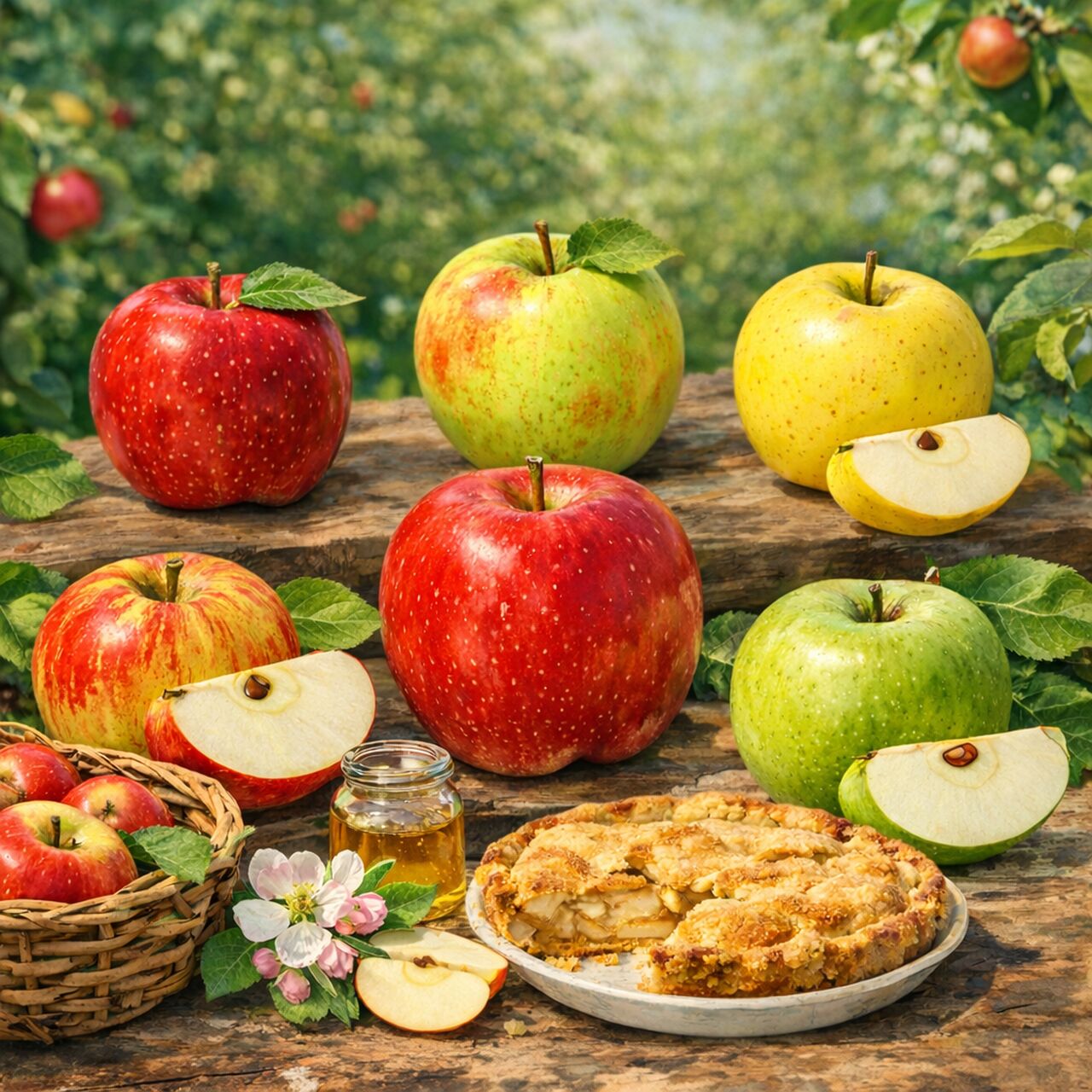 Popular apple varieties