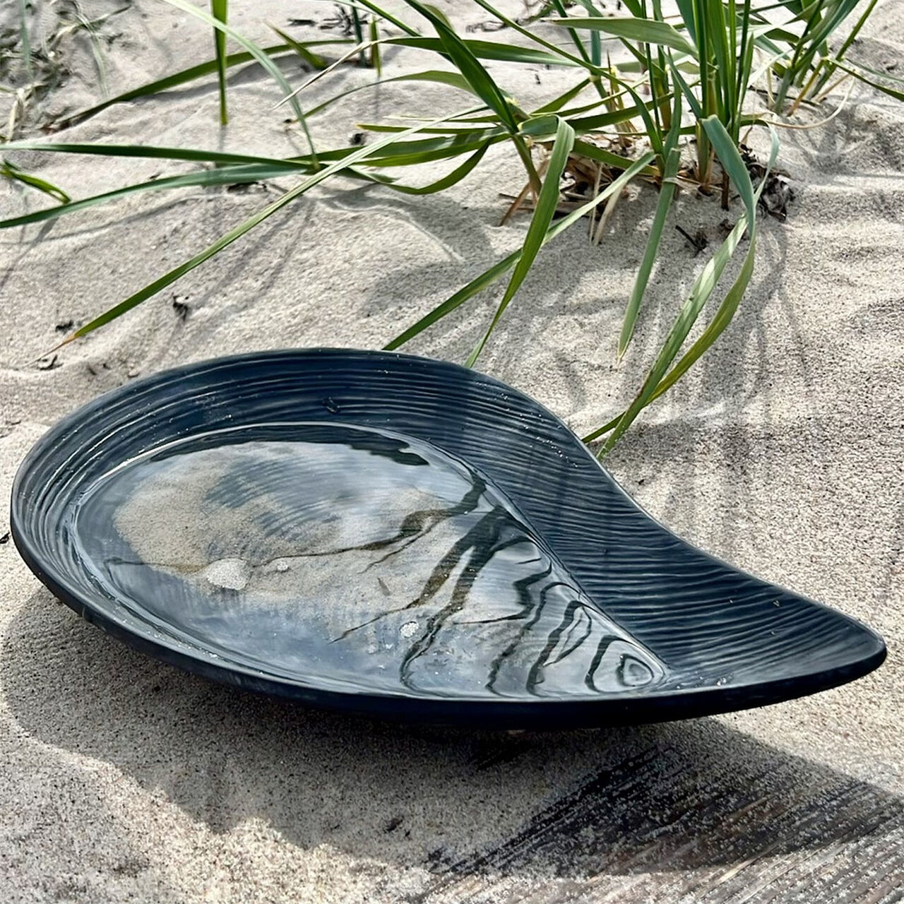 Bird bath in the garden