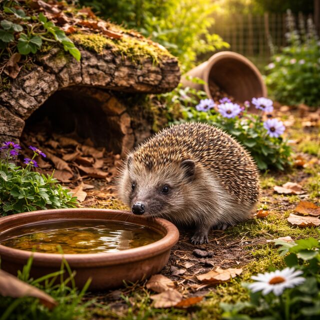 Igel im Garten