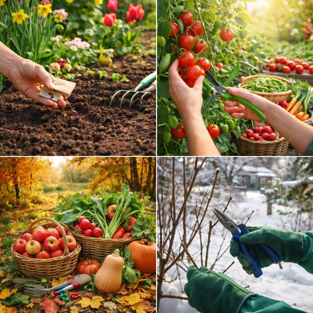 Der Jahreslauf im Garten